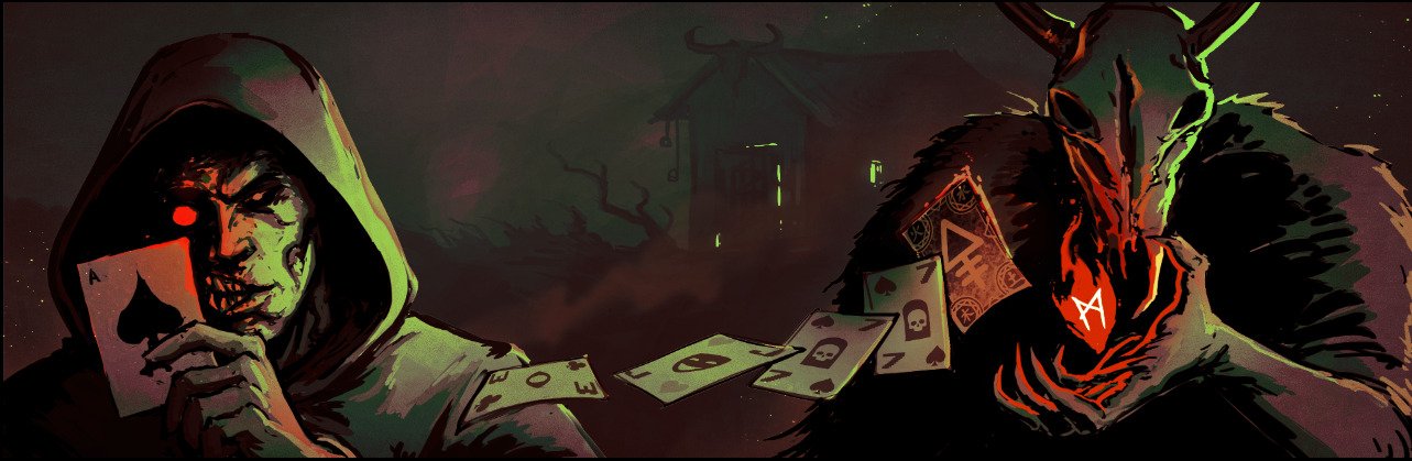 Devil's Bid, indie game artwork, scored by Olly Shelton